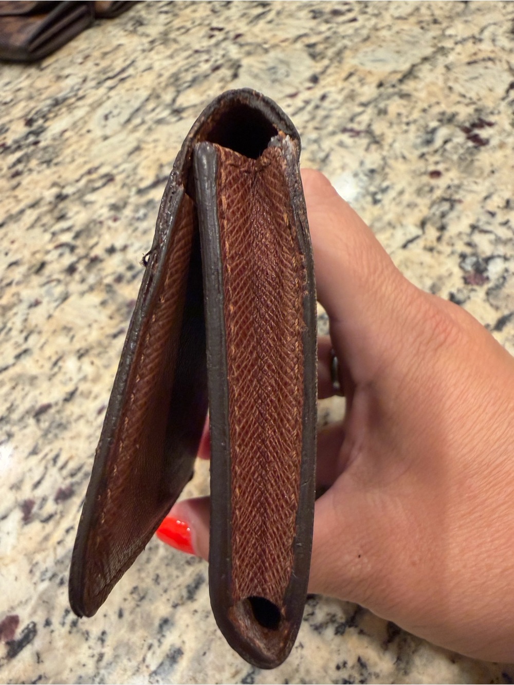 Authentic Louis Vuitton Monogram Compact Wallet - Brown & Gold Motif - Picture 6 of 8